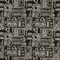 F300-313 Abstract & Geometric,Global nan Black Performance Colors