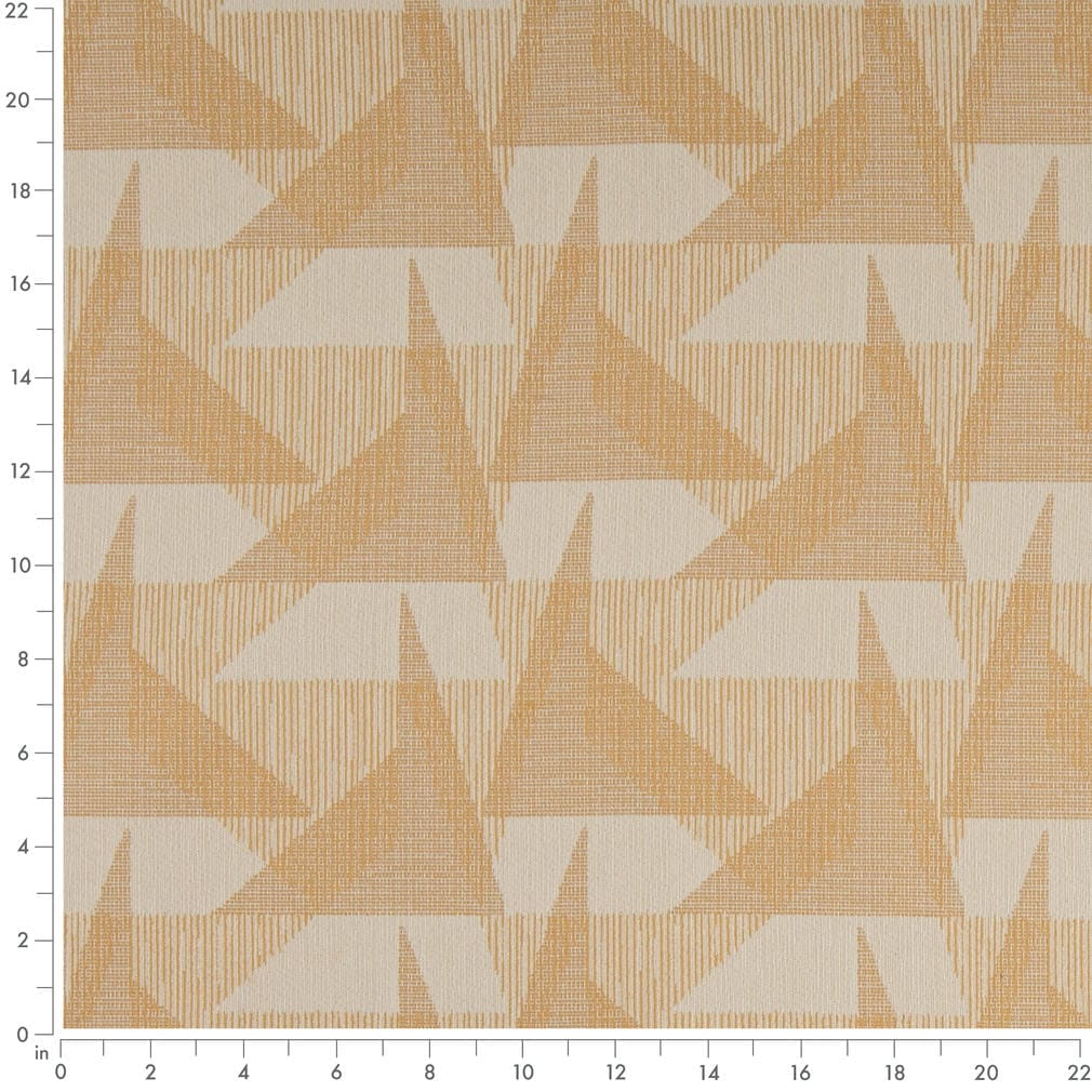 F300-323 Abstract & Geometric nan Gold & Yellow Performance Colors