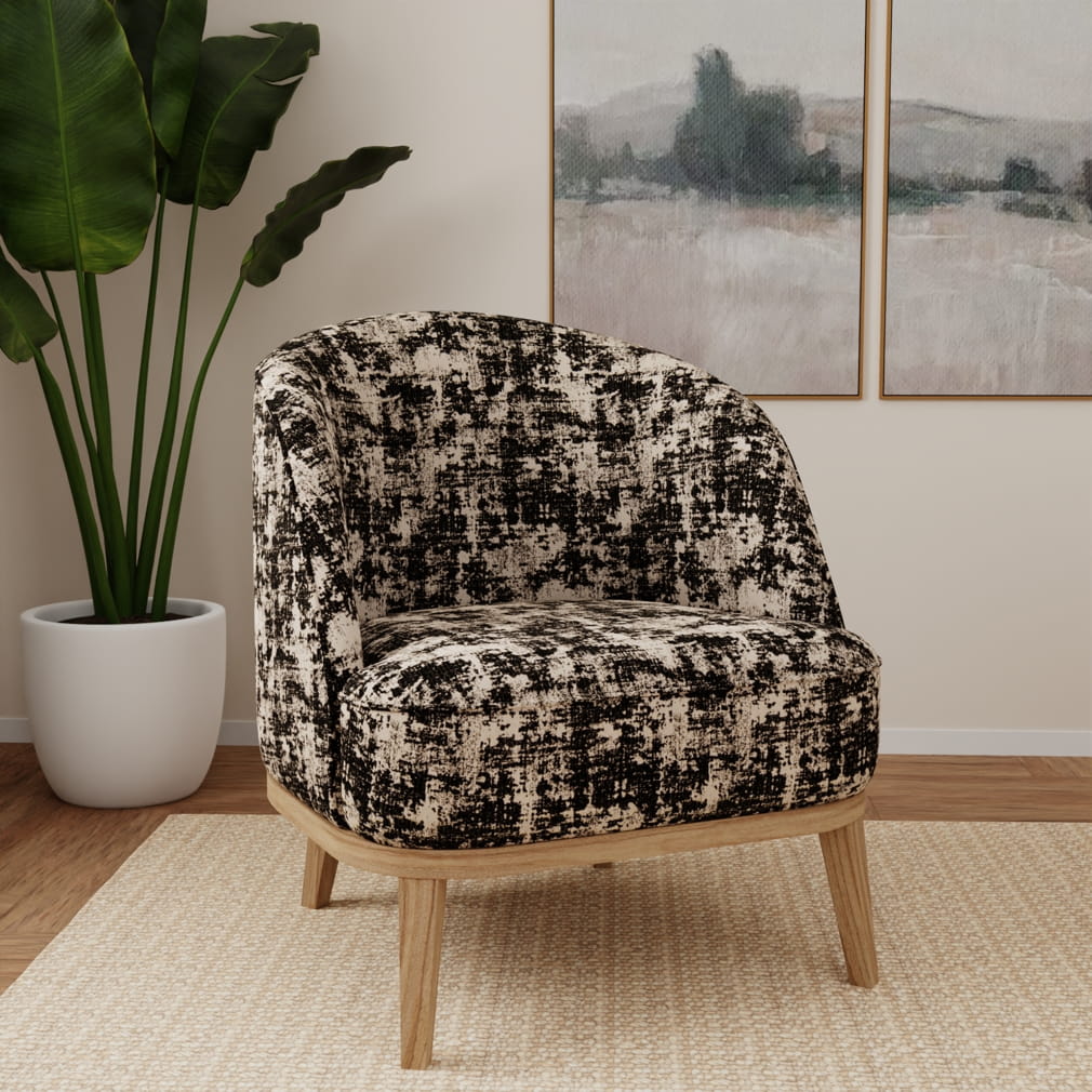 F300-329 Abstract & Geometric nan Black Performance Colors