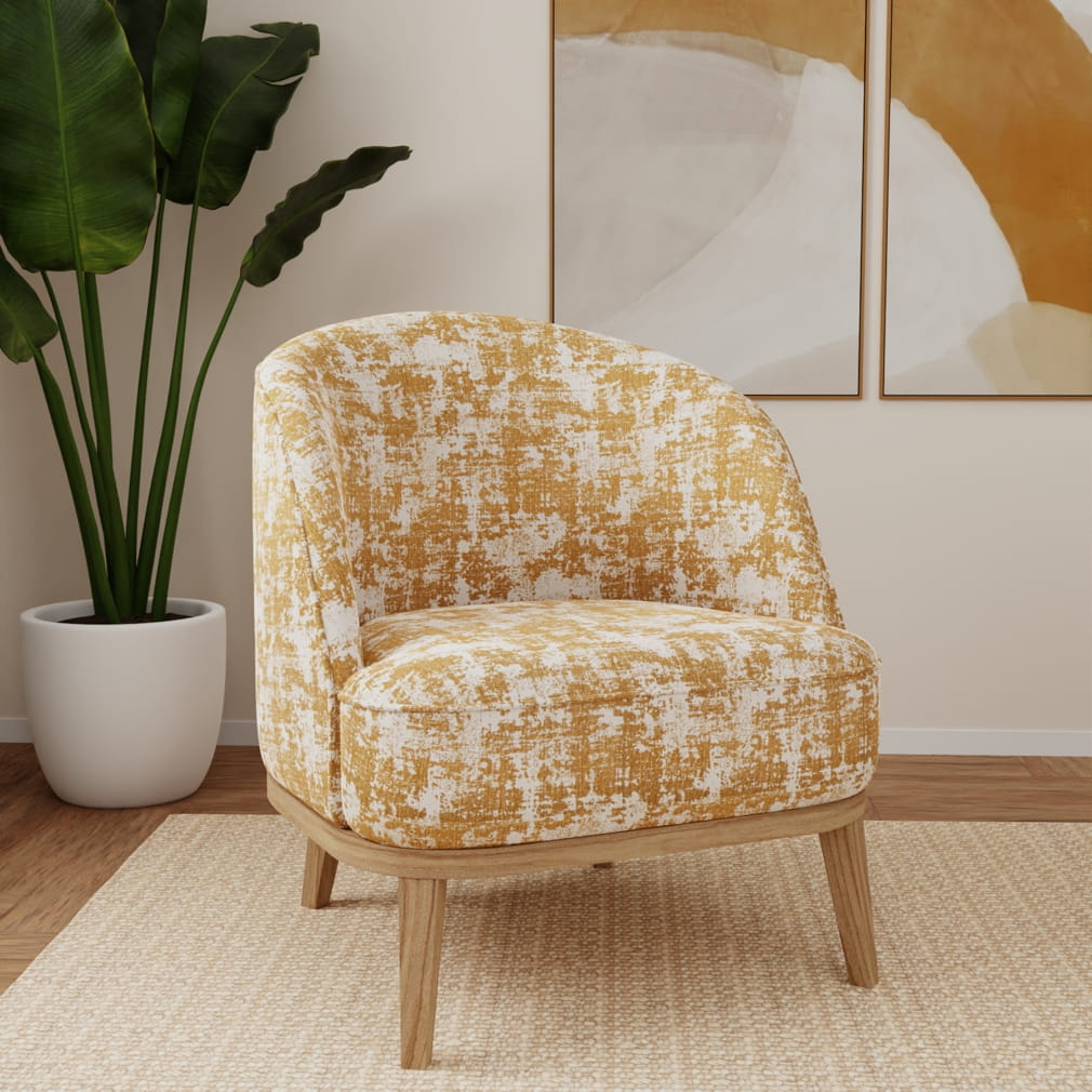 F300-330 Abstract & Geometric nan Gold & Yellow Performance Colors