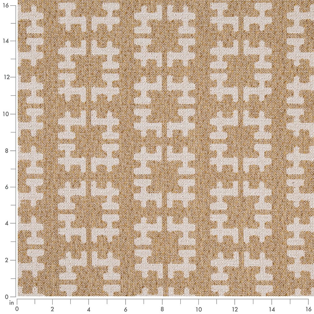 F300-331 Abstract & Geometric nan Gold & Yellow Performance Colors