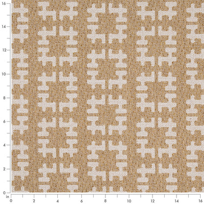 F300-331 Abstract & Geometric nan Gold & Yellow Performance Colors