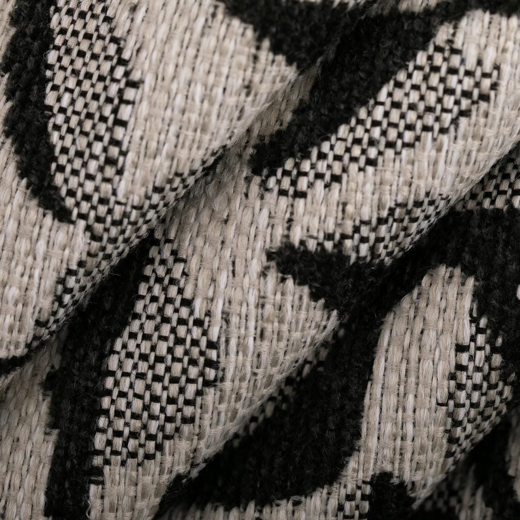 F300-332 Abstract & Geometric,Leaves nan Black Performance Colors