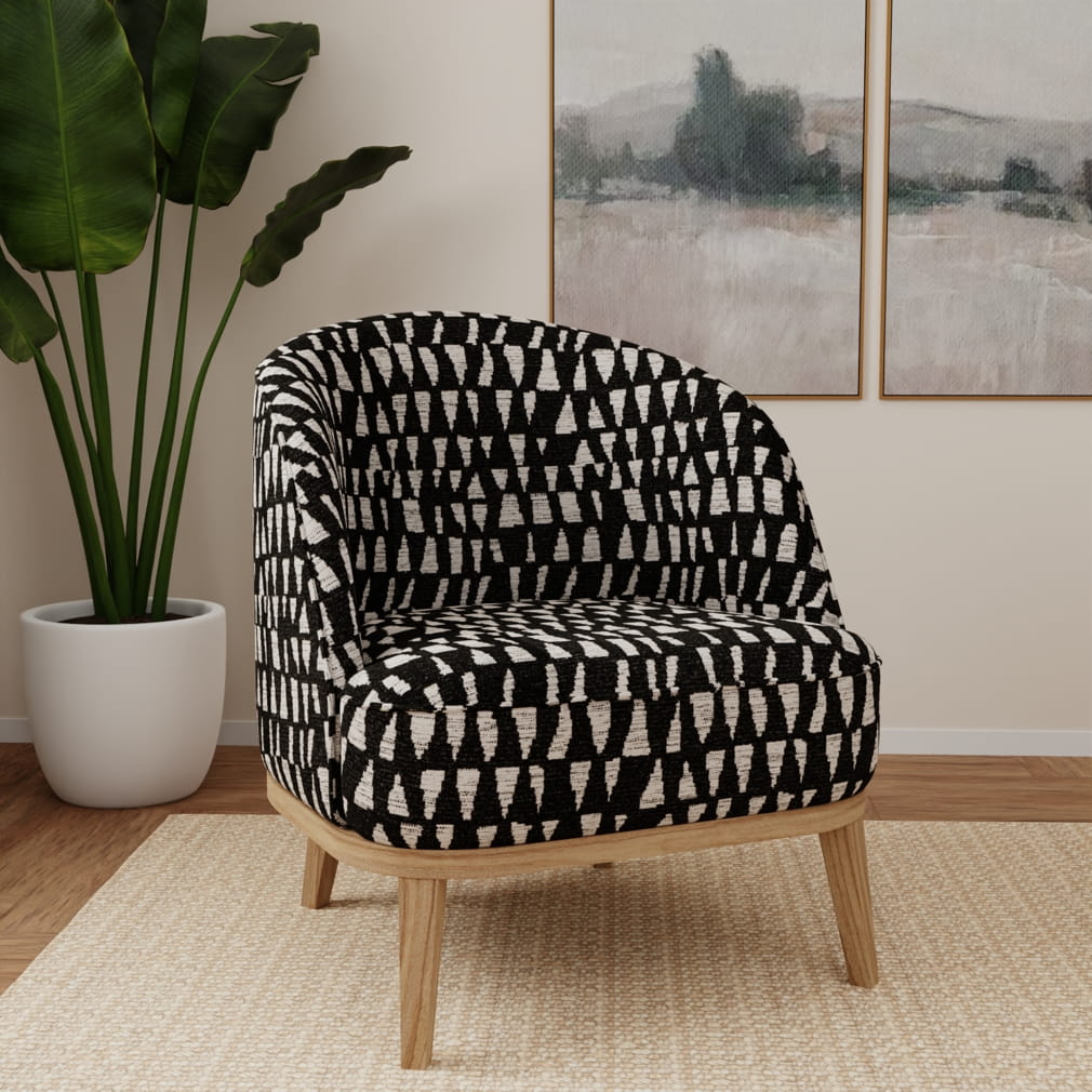 F300-337 Abstract & Geometric,Global nan Black Performance Colors