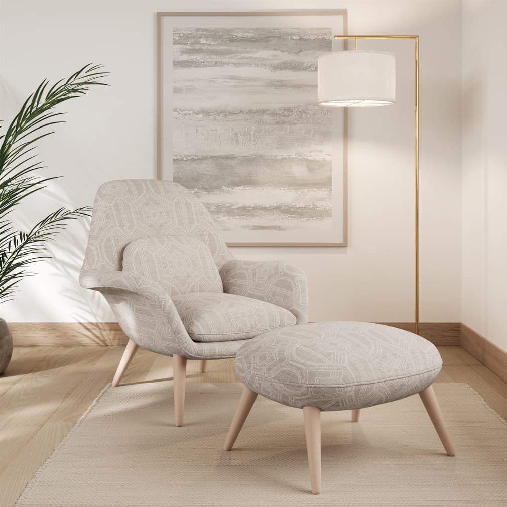 F400-129 Abstract & Geometric,Global nan Grey & Silver Performance Colors