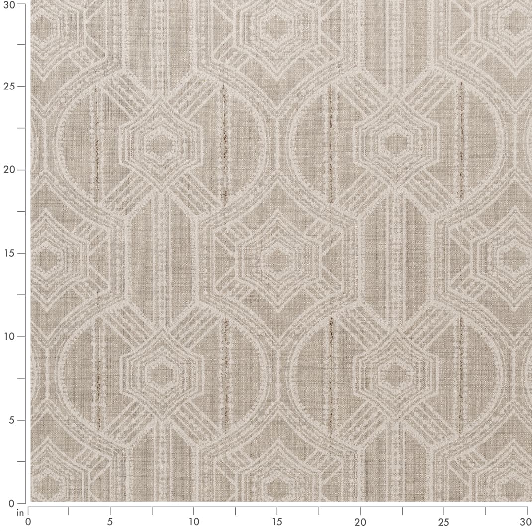F400-131 Abstract & Geometric,Global nan Beige & Taupe Performance Colors