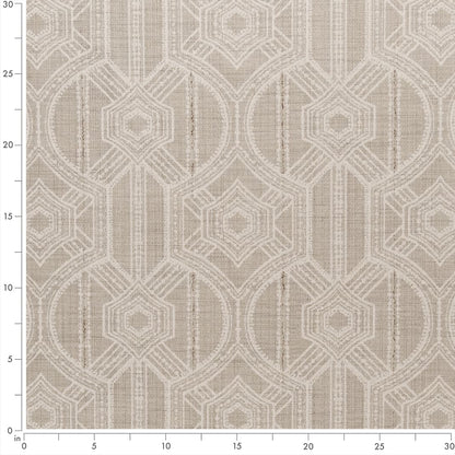 F400-131 Abstract & Geometric,Global nan Beige & Taupe Performance Colors