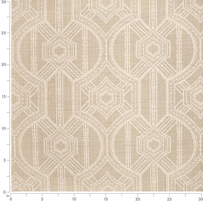 F400-132 Abstract & Geometric,Global nan Beige & Taupe Performance Colors