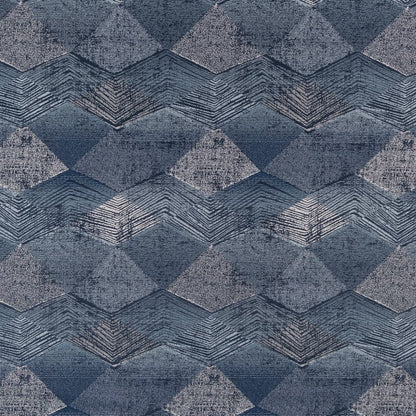 F400-134 Abstract & Geometric nan Blue Performance Colors