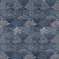 F400-134 Abstract & Geometric Blue Charlotte Fabrics Woven Patterns