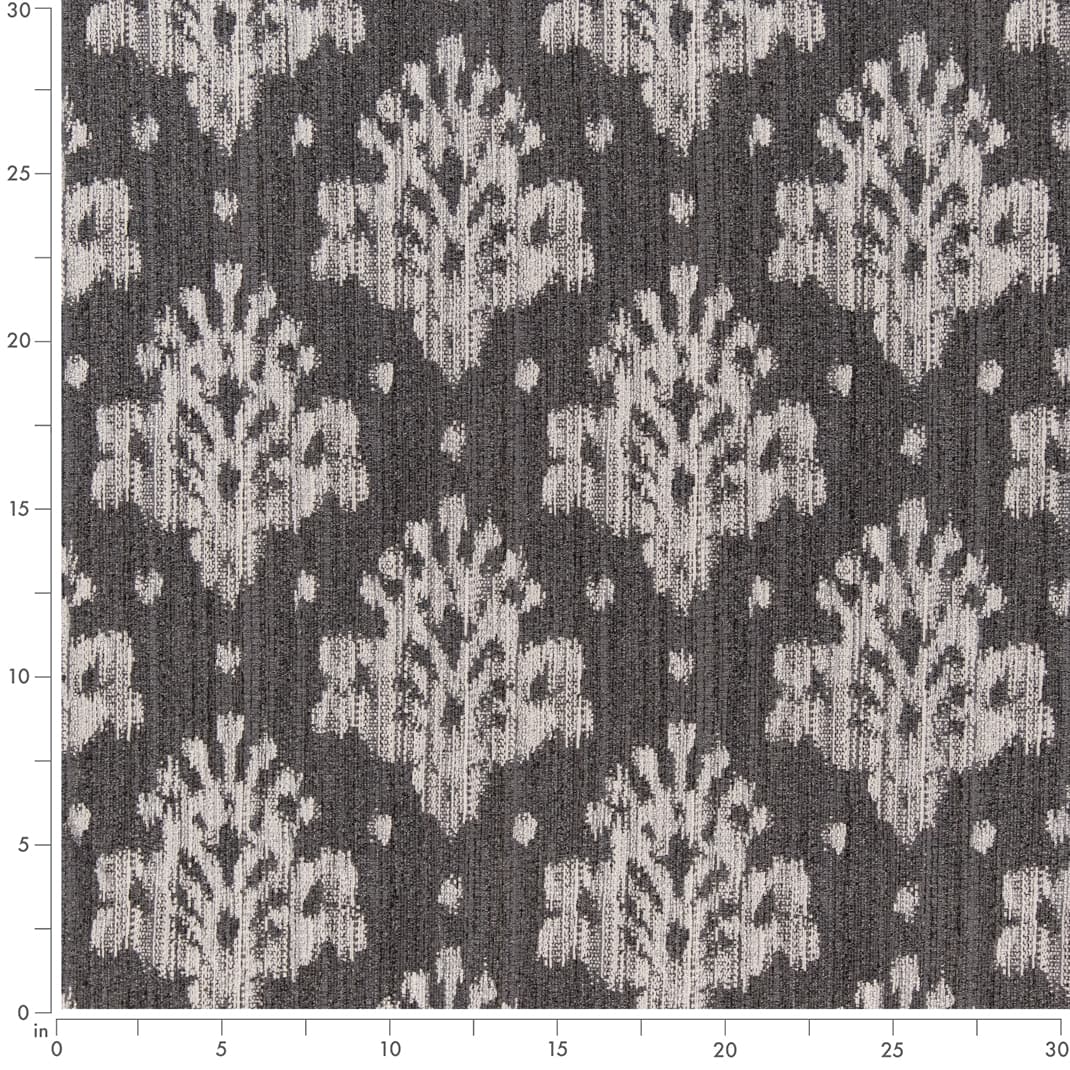 F400-137 Abstract & Geometric,Damask,Global nan Grey & Silver Performance Colors