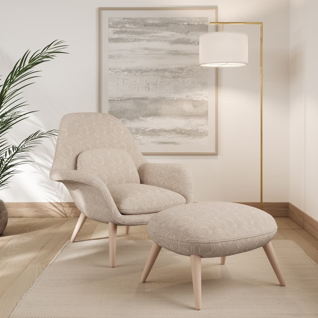 F400-142 Abstract & Geometric nan Beige & Taupe Performance Colors