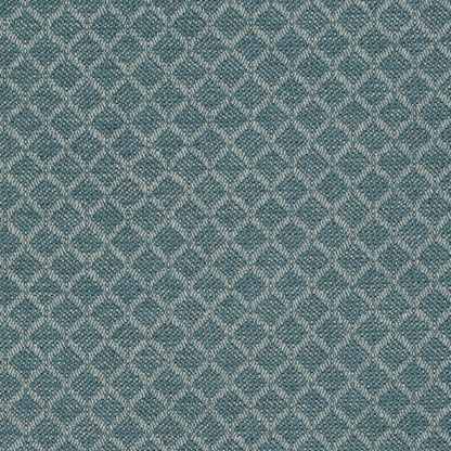 F400-149 Abstract & Geometric,Diamonds,Small Scale nan Aqua & Teal Performance Colors