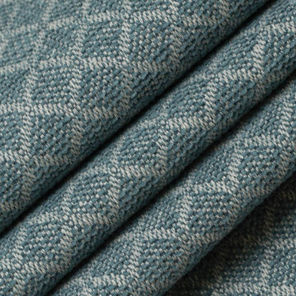 F400-149 Abstract & Geometric,Diamonds,Small Scale nan Aqua & Teal Performance Colors