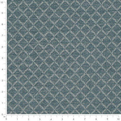 F400-149 Abstract & Geometric,Diamonds,Small Scale nan Aqua & Teal Performance Colors