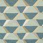 F400-152 Abstract & Geometric Aqua & Teal Charlotte Fabrics Woven Patterns