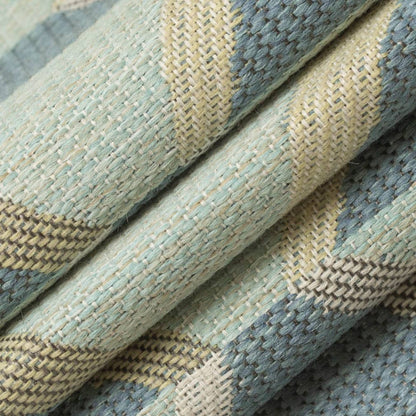 F400-152 Abstract & Geometric nan Aqua & Teal Performance Colors