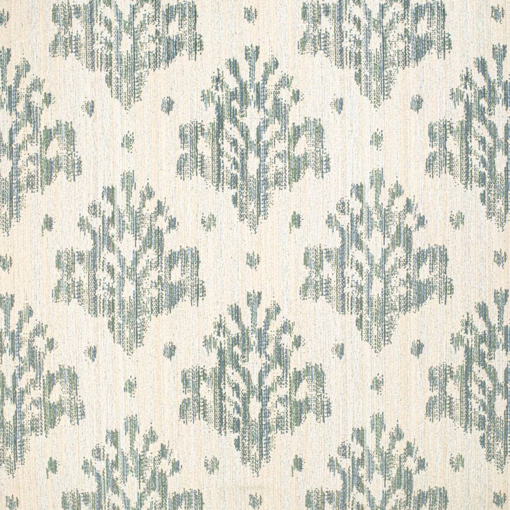 F400-154 Abstract & Geometric,Damask,Global nan Aqua & Teal Performance Colors