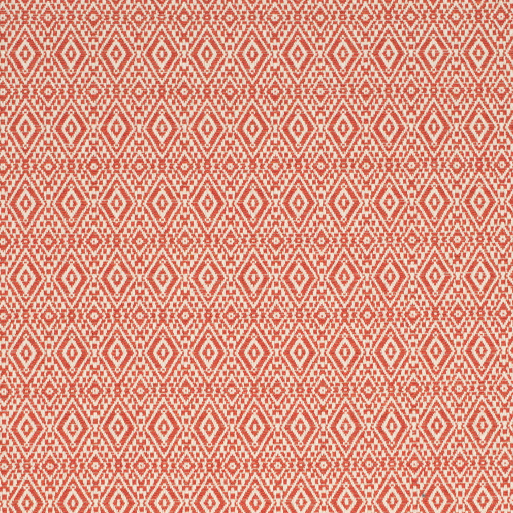 F400-156 Abstract & Geometric,Diamonds,Small Scale nan Orange & Rust Performance Colors