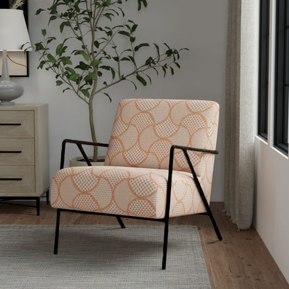 F400-164 Abstract & Geometric nan Orange & Rust Performance Colors