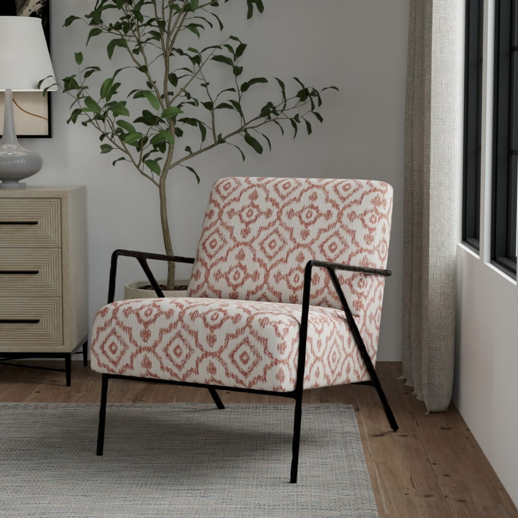 F400-165 Abstract & Geometric,Global nan Orange & Rust,Red & Burgundy Performance Colors