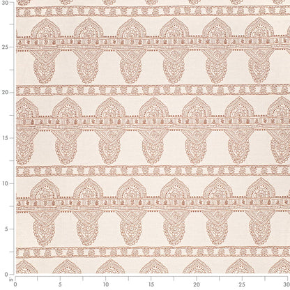 F400-169 Abstract & Geometric,Global nan Orange & Rust Performance Colors