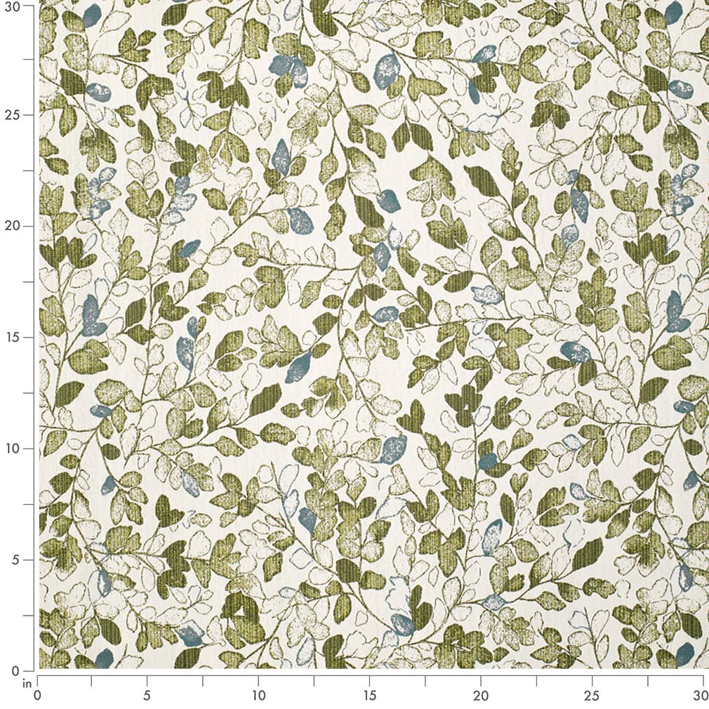 F400-176 Abstract & Geometric,Leaves nan Green Performance Colors