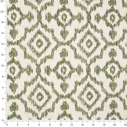 F400-178 Abstract & Geometric nan Green Performance Colors