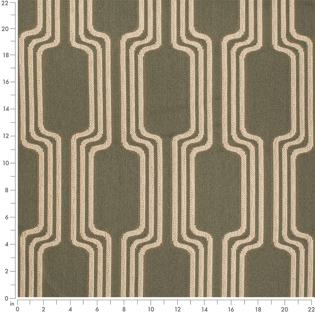 F400-179 Abstract & Geometric nan Green Performance Colors