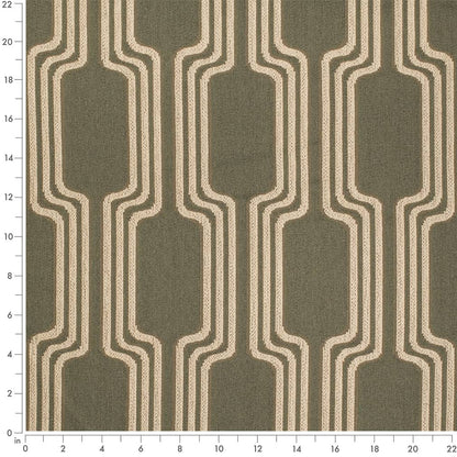 F400-179 Abstract & Geometric nan Green Performance Colors