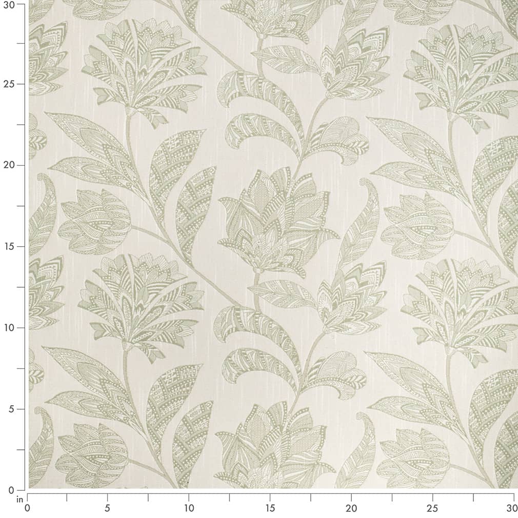 F400-180 Floral nan Green Performance Colors