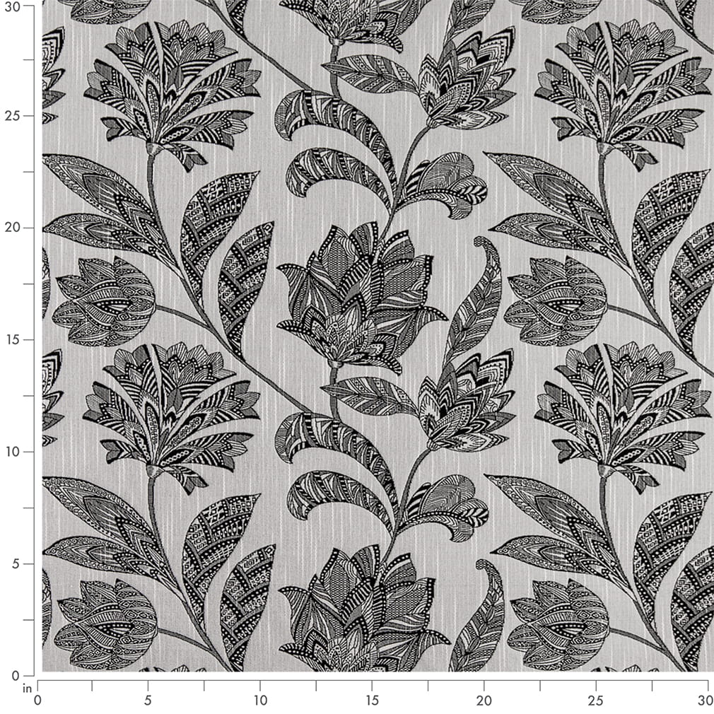 F400-186 Floral nan Black Performance Colors