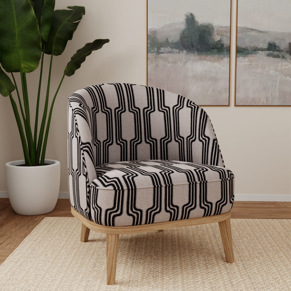 F400-196 Abstract & Geometric nan Black Performance Colors