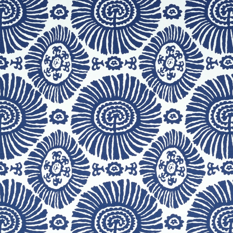 F910083 Thibaut Navy Fabric