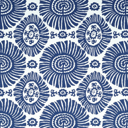 F910083 Thibaut Navy Fabric