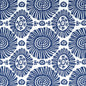 F910083 Thibaut Navy Fabric