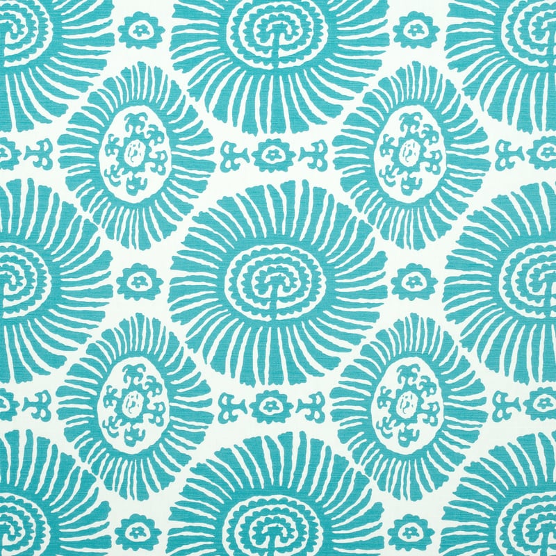 F910085 Thibaut Turquoise Fabric