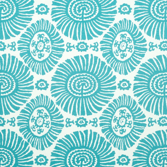 F910085 Thibaut Turquoise Fabric