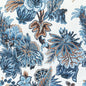 F910213 Thibaut Navy and White Fabric