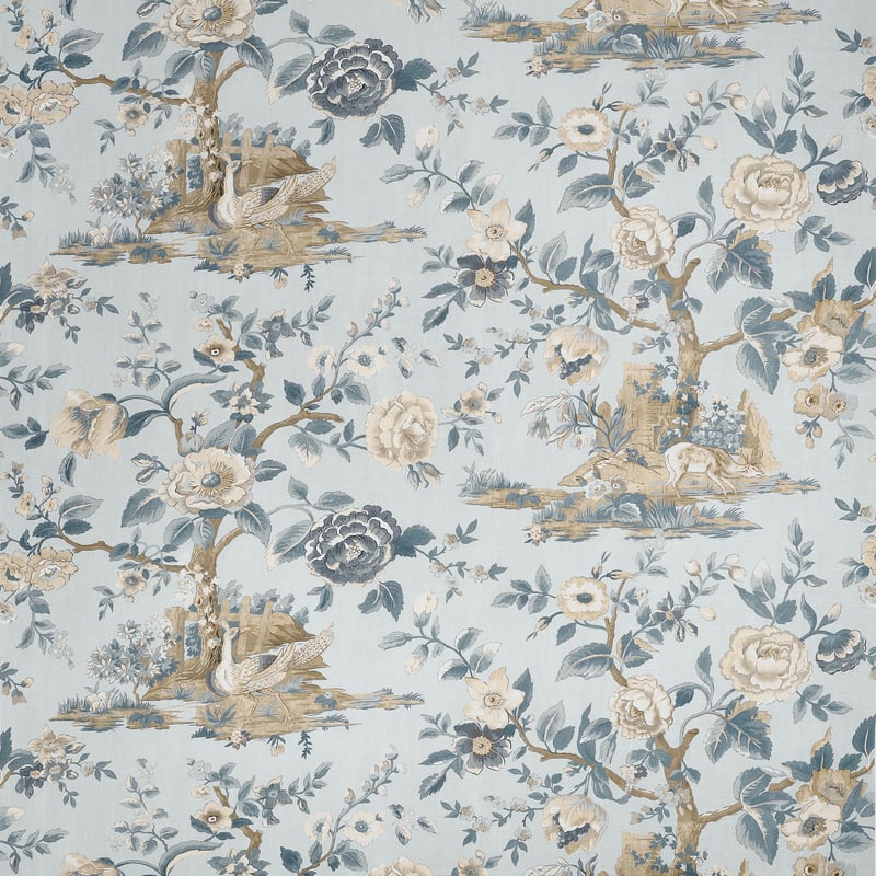 F910538 Thibaut Spa Blue Fabric