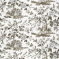 F910540 Thibaut Brown and White Fabric