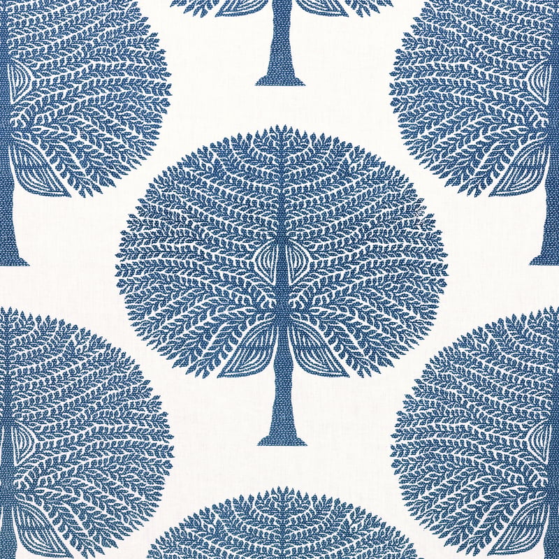 F910603 Thibaut Navy Fabric
