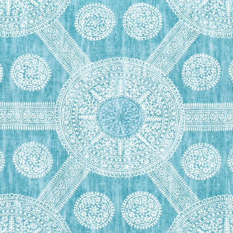 F910634 Thibaut Turquoise Fabric