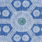 F910636 Thibaut Blue and Green Fabric