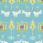 F910644 Thibaut Turquoise Fabric