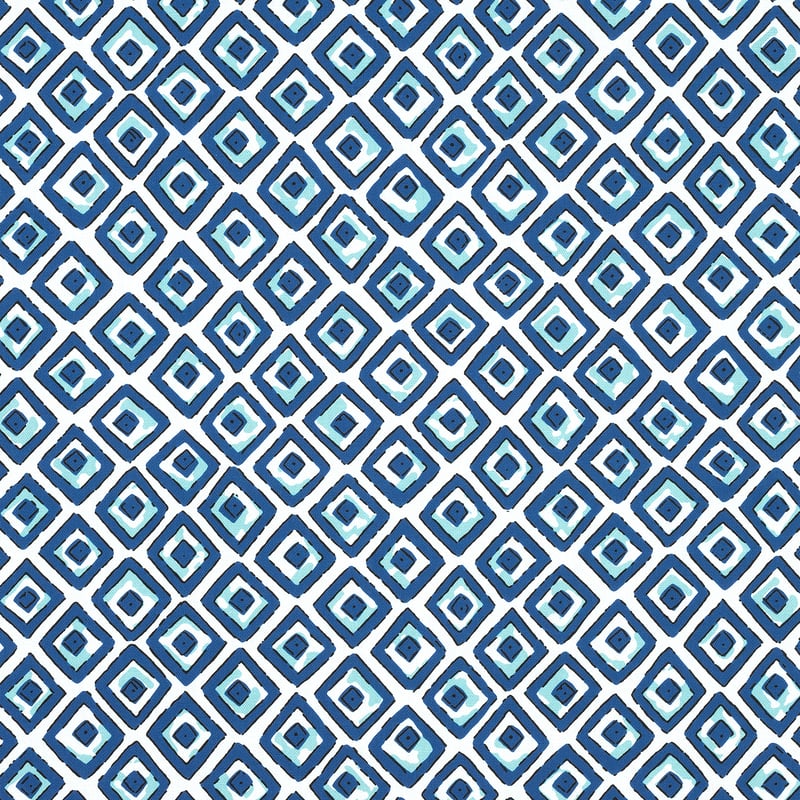 F910658 Thibaut Blue and Turquoise Fabric