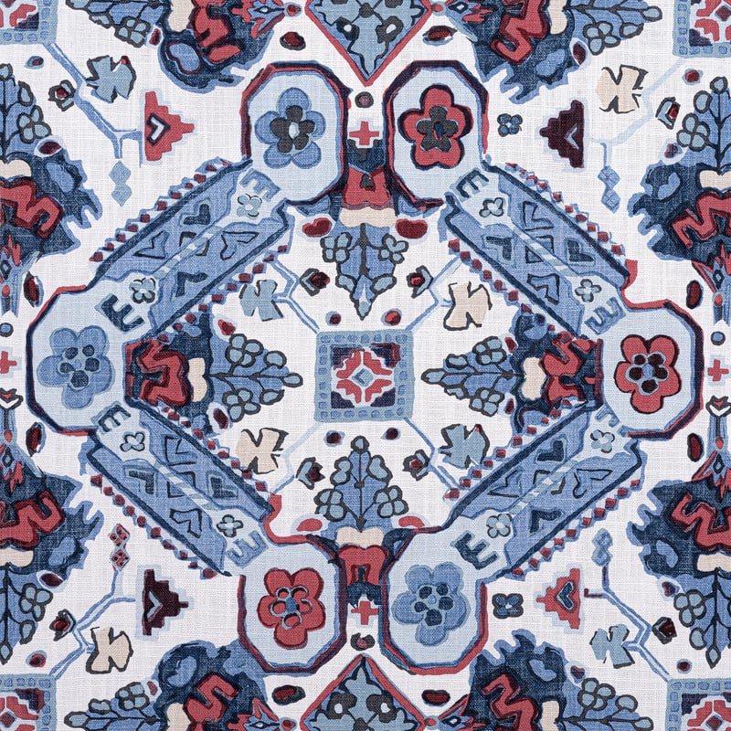 F910824 Thibaut Blue and White Fabric
