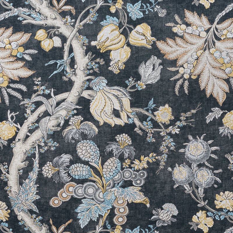 F910842 Thibaut Charcoal Fabric