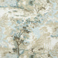 F910865 Thibaut Beige and Spa Blue Fabric