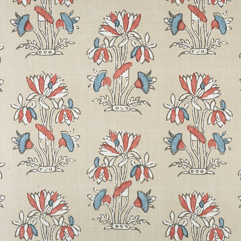 F913206 Thibaut Beige and Sunbaked Fabric